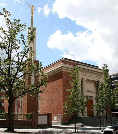 Copenhagen Denmark Temple, exterior